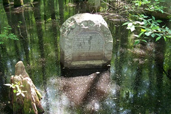 Louisiana Purchase marker in summer Louisiana Purchase initial point