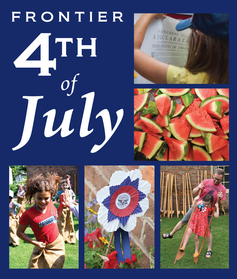 Frontier 4th of July graphic