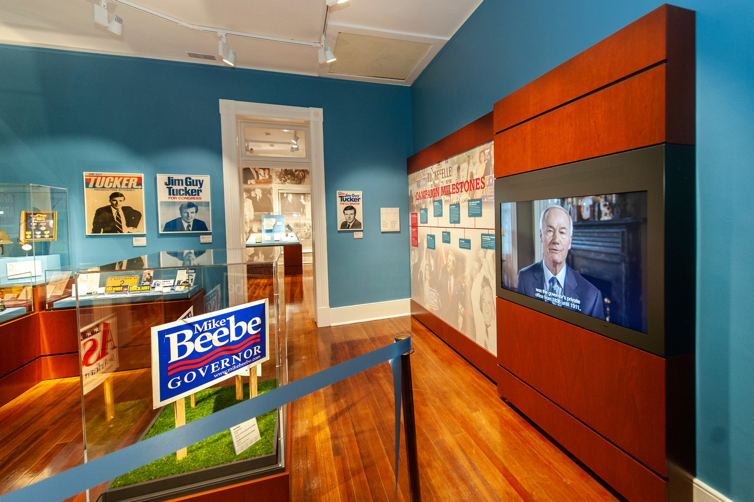 Governors of Arkansas exhibit at the Old State House